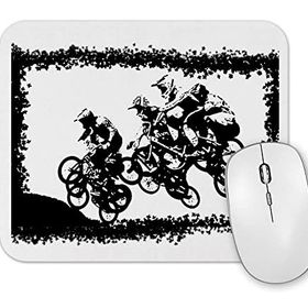 Baskı Dükkanı Bmx Racing Jump Motorsiklet Mouse Pad