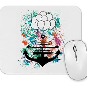 Baskı Dükkanı Boat Balloons Mouse Pad