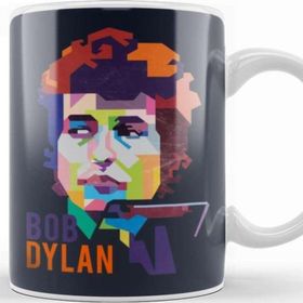Baskı Dükkanı Bob Dylan in Pop Art Kupa