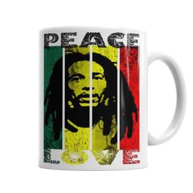 Baskı Dükkanı Bob Marley 02 Sihirli Porselen Kupa