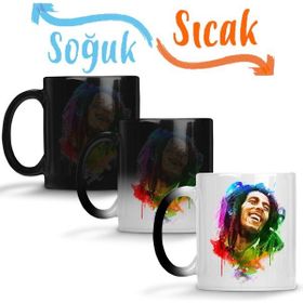 Baskı Dükkanı Bob Marley Porselen Kupa