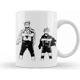 Baskı Dükkanı Bokuto and Hinata Haikyuu Manga Cap Kupa