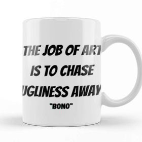 Baskı Dükkanı Bono Quotes Kupa