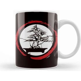 Baskı Dükkanı Bonsai Tree Circle Japanese Trees Meditation Yoga Buddhist Kupa
