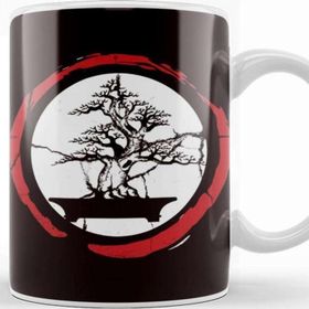 Baskı Dükkanı Bonsai Tree Circle Japanese Trees Meditation Yoga Buddhist Kupa