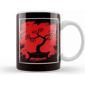 Baskı Dükkanı Bonsai Tree Japan Buddhism Balance Meditation Buddhist Yoga Kupa