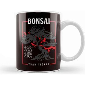 Baskı Dükkanı Bonsai Tree Japan Buddhism Balance Meditation Buddhist Yoga Kupa