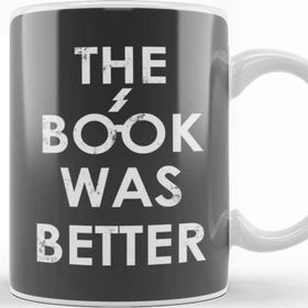 Baskı Dükkanı Book the Book Was Better Kupa Bardak