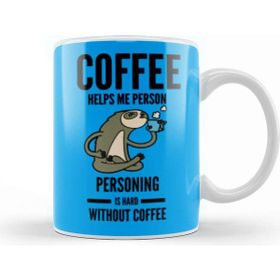 Baskı Dükkanı Books Funny Coffee Drink Lover Gift Quote Vintage Retro Rainbow Style Kupa Bardak