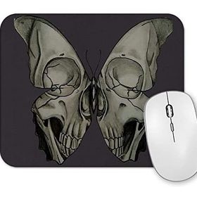Baskı Dükkanı Borboleta Skull Mouse Pad