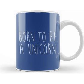 Baskı Dükkanı Born to Be a Unicorn Kupa Bardak