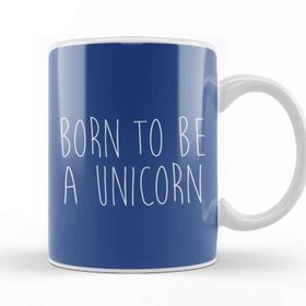 Baskı Dükkanı Born to Be a Unicorn Kupa Bardak