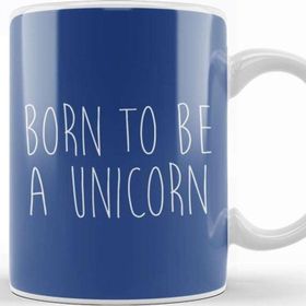 Baskı Dükkanı Born to Be a Unicorn Kupa Bardak