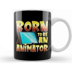 Baskı Dükkanı Born to Be an Animator Gifted Professional Artist Kupa Bardak