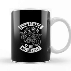 Baskı Dükkanı Born to Race Motorcycles Kupa Bardak