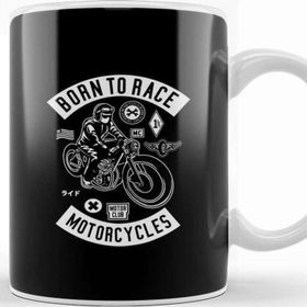 Baskı Dükkanı Born to Race Motorcycles Kupa Bardak