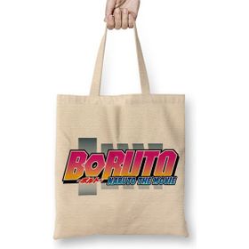 Baskı Dükkanı Boruto Naruto Anime Death Note One Piece Hellsing Bez Uzun Saplı Krem Rengi Çanta