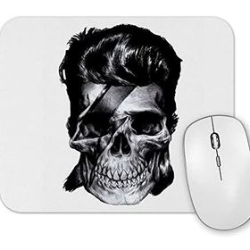 Baskı Dükkanı Bowie Caveira Mouse Pad