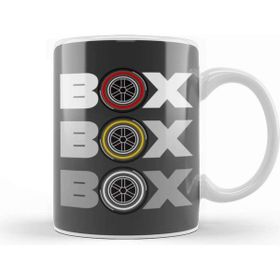 Baskı Dükkanı Box Box Box Kupa Bardak