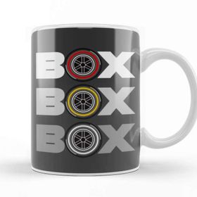 Baskı Dükkanı Box Box Box Kupa Bardak