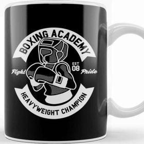 Baskı Dükkanı Boxing Academy Heavyweight Champion Kupa Bardak