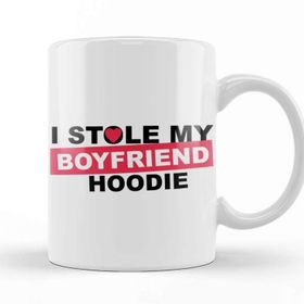 Baskı Dükkanı Boyfriend Hoodie Kupa Bardak