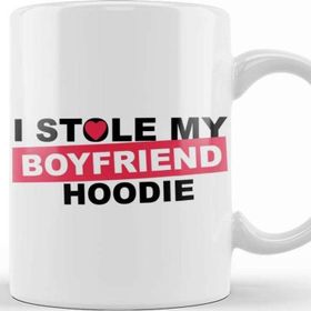 Baskı Dükkanı Boyfriend Hoodie Kupa Bardak