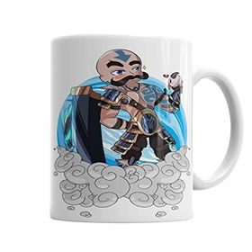 Baskı Dükkanı Braaum Aang League of Legends Crossover Porselen Kupa