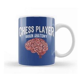 Baskı Dükkanı Brain Anatomy of a Chess Player 01 Kupa Bardak