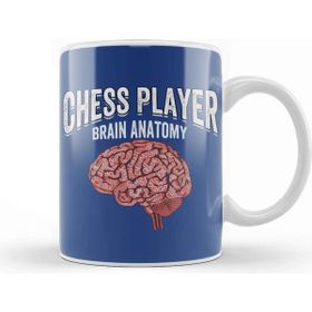 Baskı Dükkanı Brain Anatomy of a Chess Player 01 Kupa Bardak