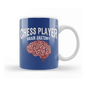 Baskı Dükkanı Brain Anatomy of a Chess Player 01 Kupa Bardak
