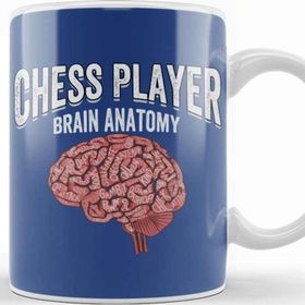 Baskı Dükkanı Brain Anatomy of a Chess Player Kupa Bardak