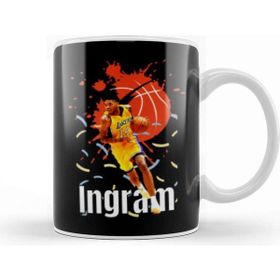 Baskı Dükkanı Brandon Ingram Vintage Art Legend Basketball Gift Vintage Retro Style Kupa Bardak