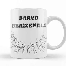 Baskı Dükkanı Brava Gerizekalı Alkışlıyorum Komik Kupa Bardak