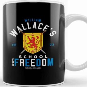 Baskı Dükkanı Braveheart William Wallace School For Freedom Flag Kupa Bardak