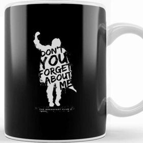 Baskı Dükkanı Breakfast Club Dont You Forget About Me Text Kupa Bardak