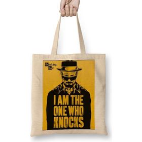 Baskı Dükkanı Breaking Bad 02 Bez Uzun Saplı Krem Rengi Çanta