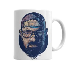 Baskı Dükkanı Breaking Bad Mascara Heisenberg Kupa Bardak