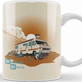 Baskı Dükkanı Breaking Brown Kupa Bardak