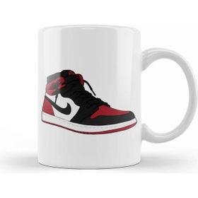 Baskı Dükkanı Bred 1 Sneaker Air Jordan 1 Kupa Bardak