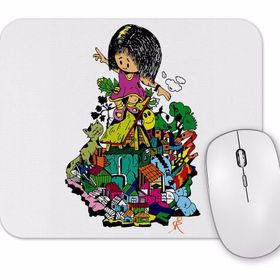 Baskı Dükkanı Brincando Na Rua Mouse Pad