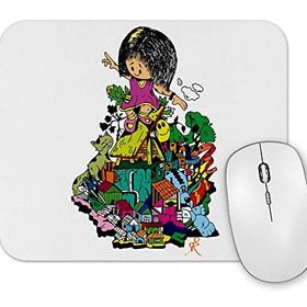 Baskı Dükkanı Brincando Na Rua Mouse Pad