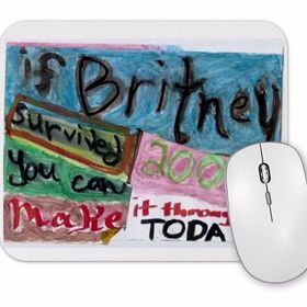 Baskı Dükkanı Britney Survived 2007 Mouse Pad