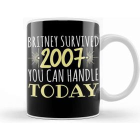 Baskı Dükkanı Britney Survived 2007 Porselen Kupa