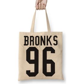Baskı Dükkanı Bronks 96 Bez Uzun Saplı Krem Rengi Çanta