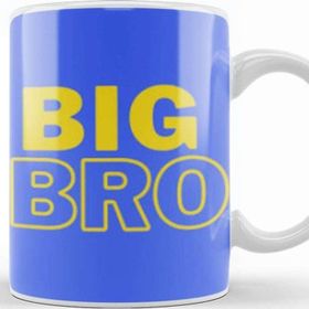 Baskı Dükkanı Brother Gift Big Bro Brother Pregnancy Announcement Toddler Youth Kupa Bardak