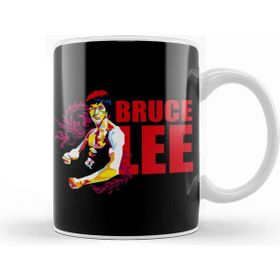 Baskı Dükkanı Bruce Lee With Colorful Pop Kupa