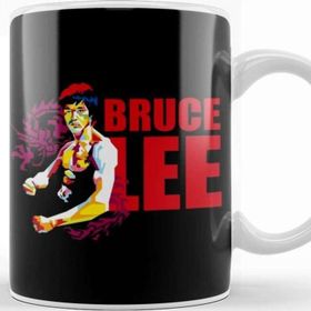 Baskı Dükkanı Bruce Lee With Colorful Pop Kupa