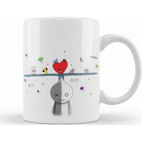 Baskı Dükkanı Bt21 Army Bts Porselen Kupa