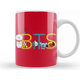 Baskı Dükkanı Bt21 Army Bts Porselen Kupa